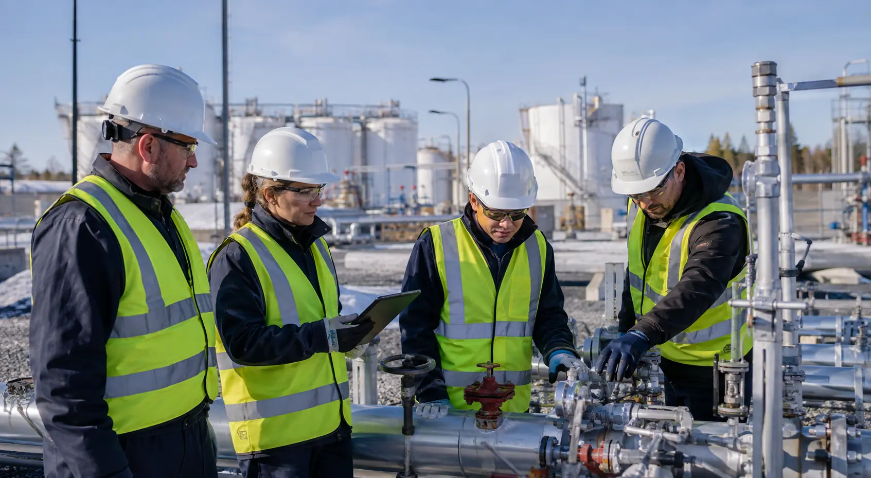 Energy field crews