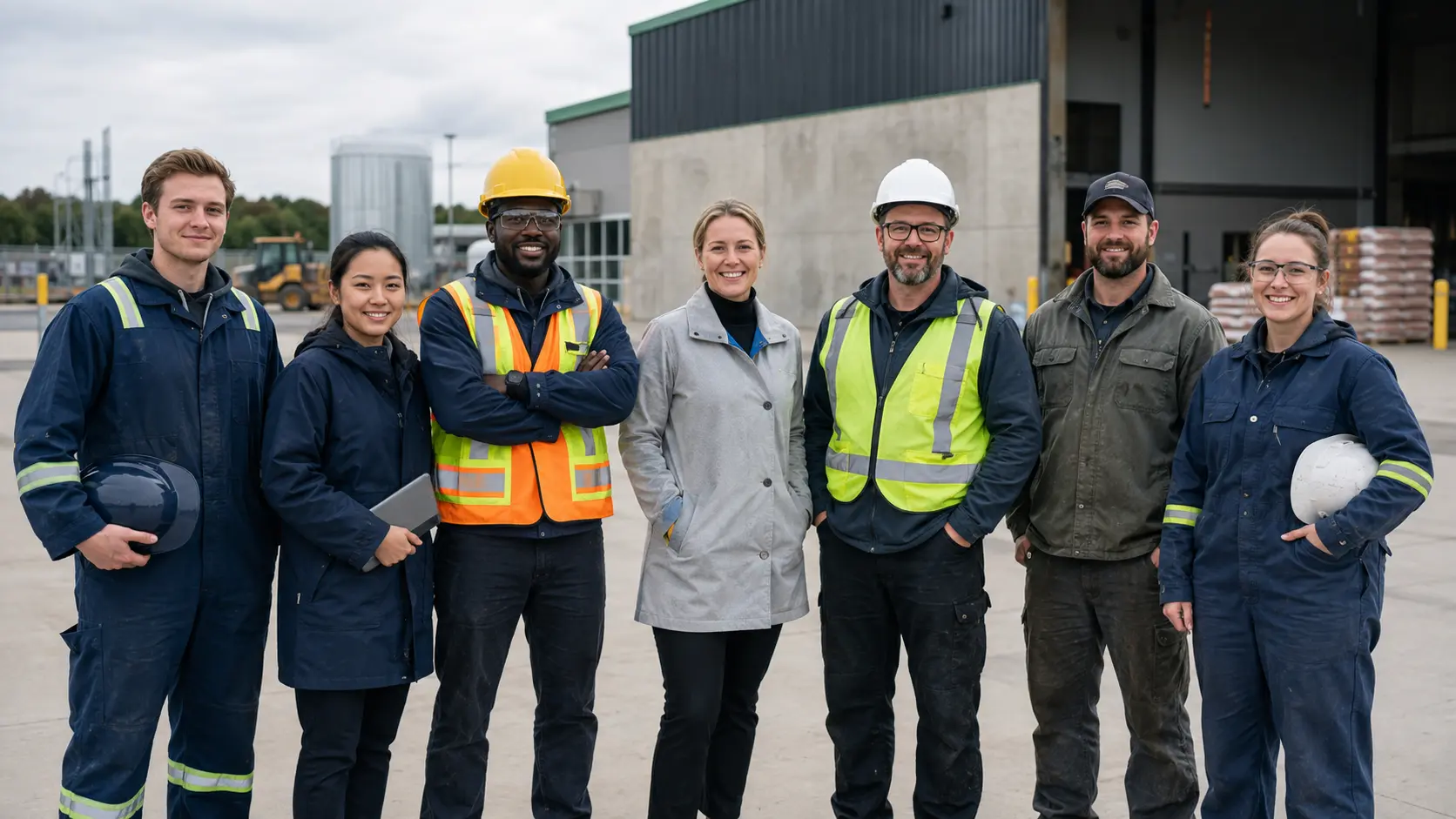 Reon multi-service worker group at an industrial facility